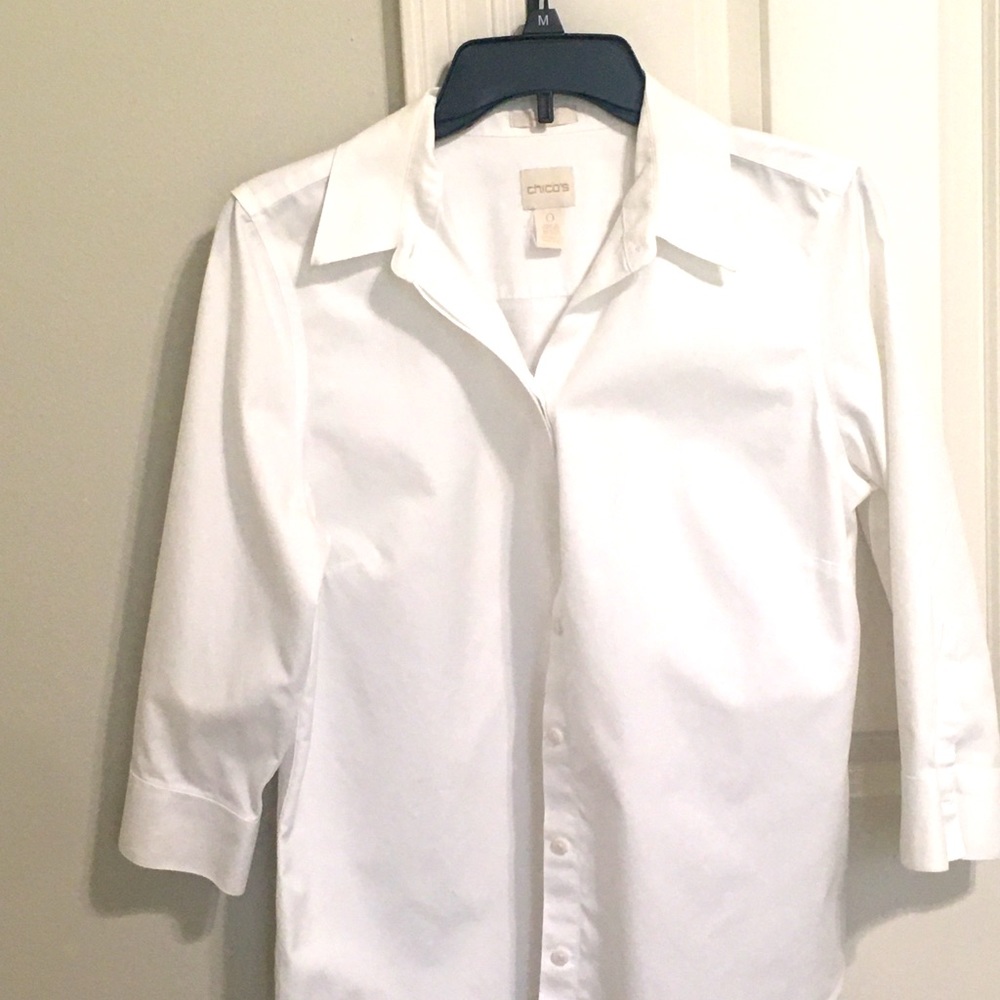 Chico’s White No-Iron Shirt